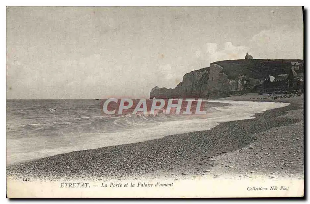 ÉTRETAT — Die Pforte und der Aufstrebende Kliff — Sammlung ND Phot - Vorderseite