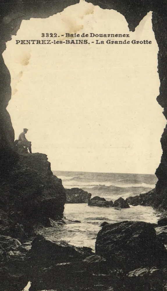Baie de Douarnenez — La Grande Grotte — éditeur Breizï, n° 3322 - Frente