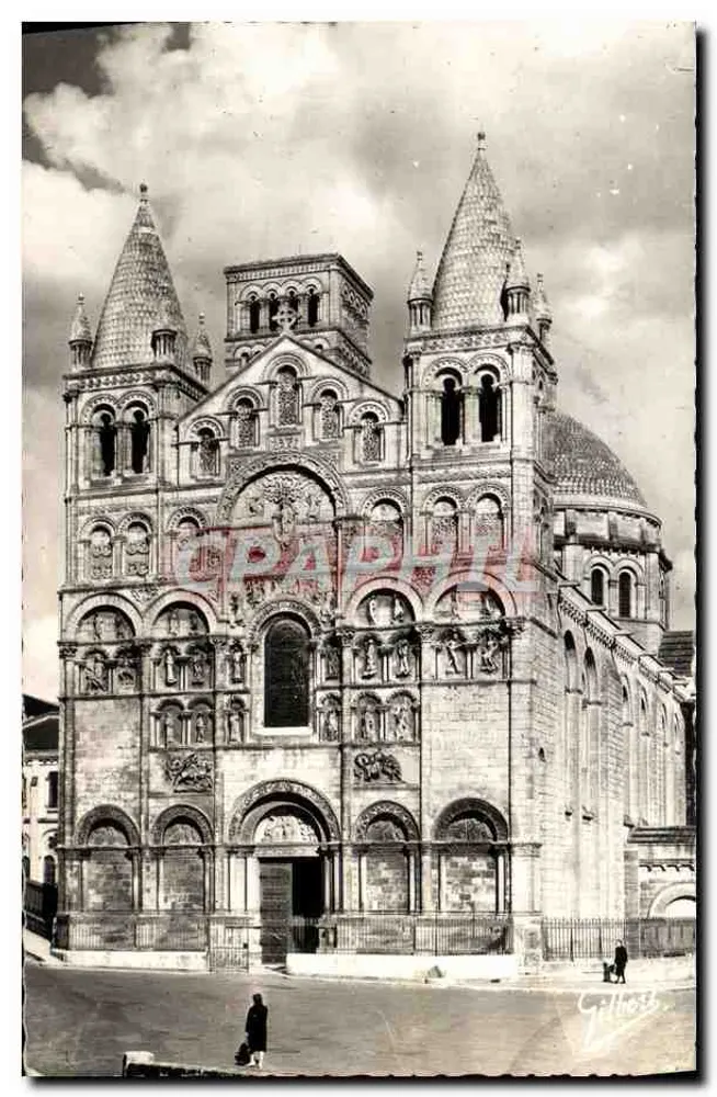 Fachada da Catedral de São Pedro XII — Angoulême — Éditions Charentaises d'Art A. Gilibert - Frente