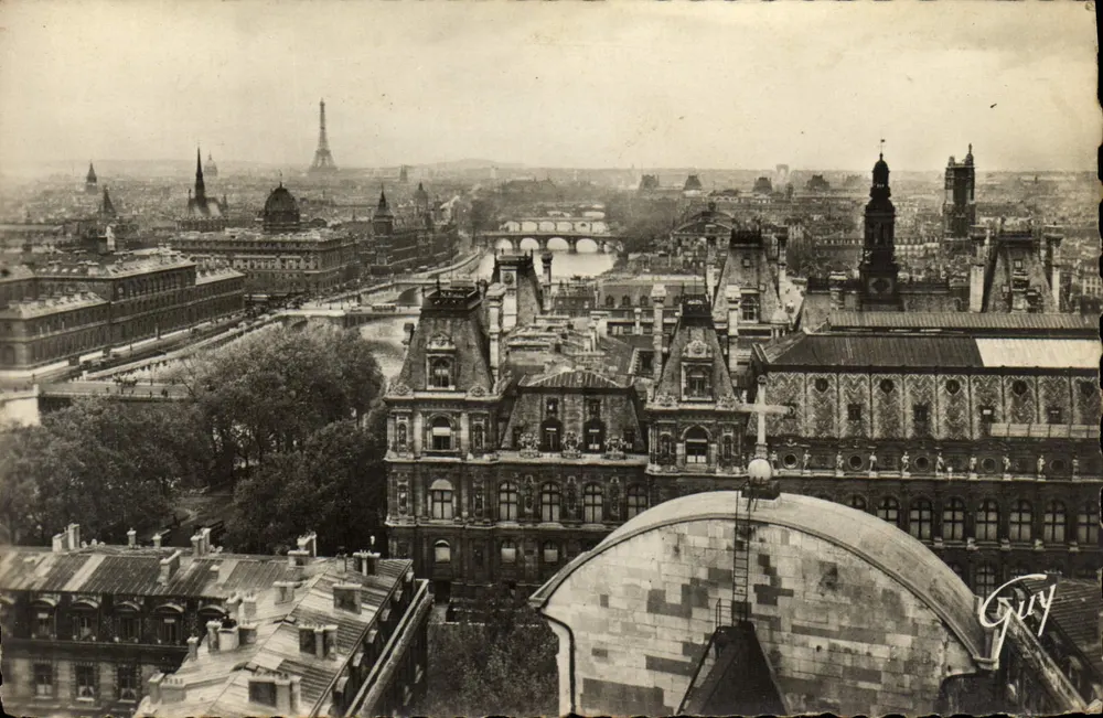 Paris und seine Wunder — Perspektive der sieben Brücken — Éd. d'Art Guy, n° 366 - Vorderseite
