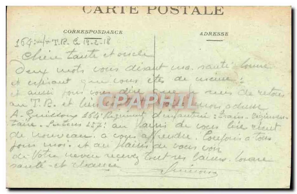 Perthes-les-Hurlus (Marne) — Panorama der DorfRuinen — L. C. H., Visé Paris - Rückseite