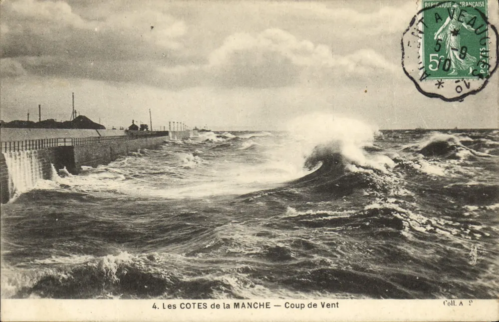 As COTES da MANCHE — Tempestade — Coll. A P - Frente