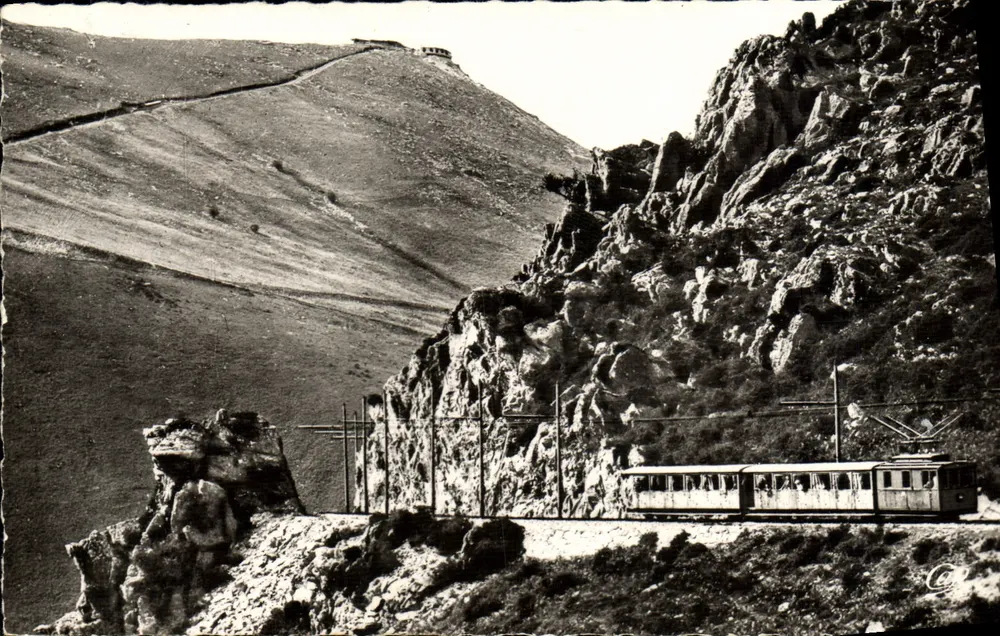 Schienenbahn der Rhune — Saint-Jean-de-Luz — Real Photo - Vorderseite