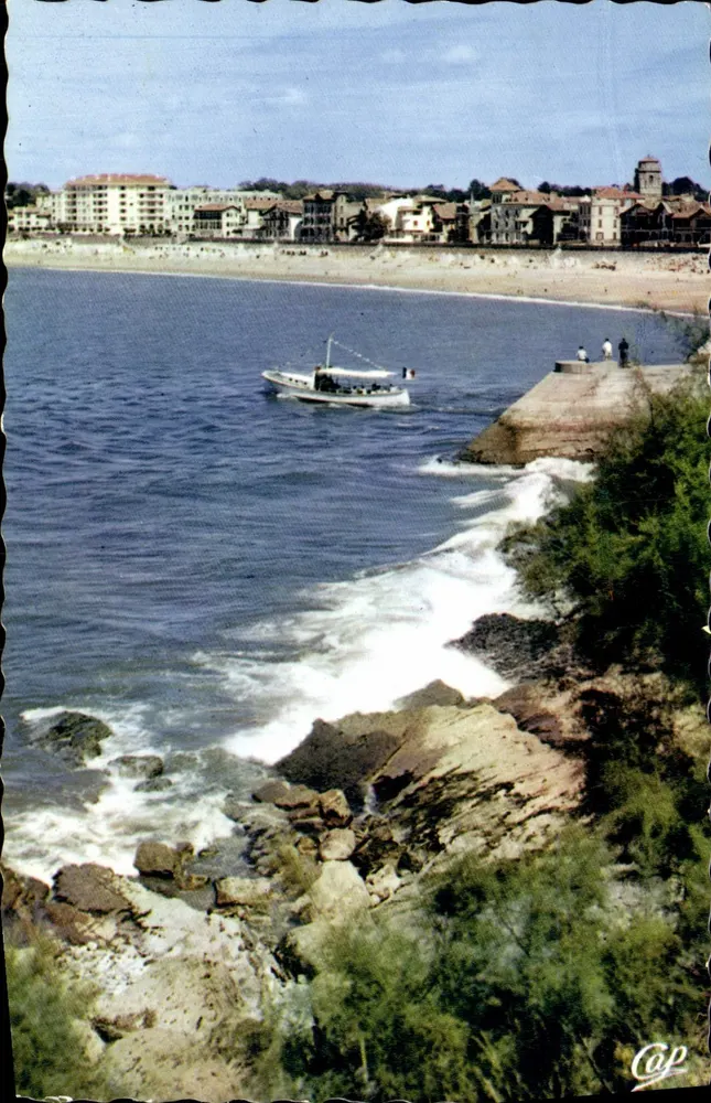 Saint-Jean-de-Luz — Blick auf den Strand von Ciboure — Lumicap - Vorderseite