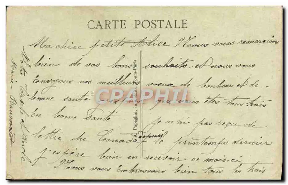 Tours (Indre-et-Loire) — La Cathédrale et le Cirque — A. P. - Verso