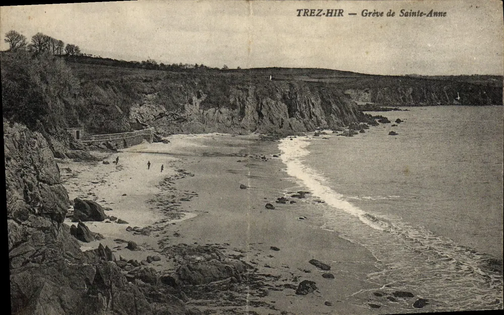 Trez-Hir — Grève de Sainte-Anne — éditeur imprimeur non visible - Frente