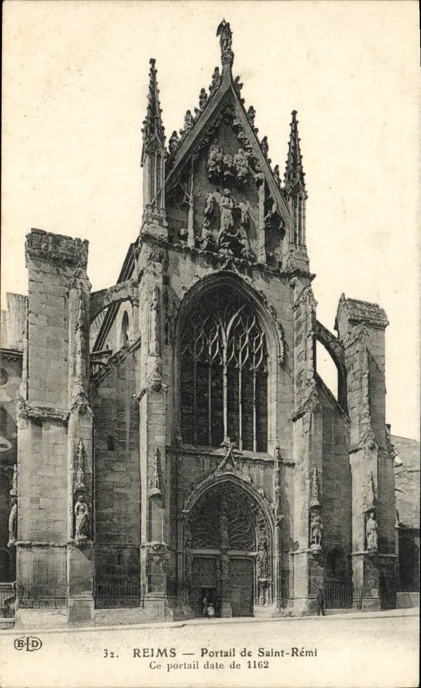 Reims — portal Świętego Remigiusza — Wydawca ELD, nr 32 - Awers
