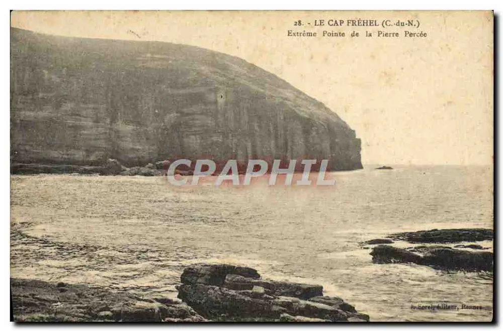 O Cap Fréhel (C.-du-N.) — Extrema Ponta da Pedra Perforada — Soreil Allieur, Rennes, n°28 - Frente