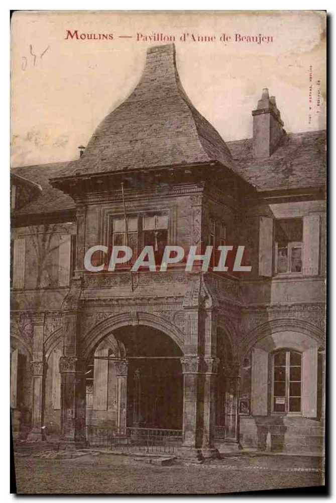 Moulin — Pavillon d'Anne de Beaujen — W. Estrade, n° 18 - Frente