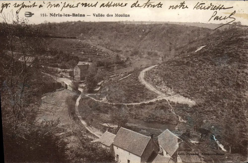 Néris-les-Bains — Vale dos Moinhos — Edit. Picanda - Frente