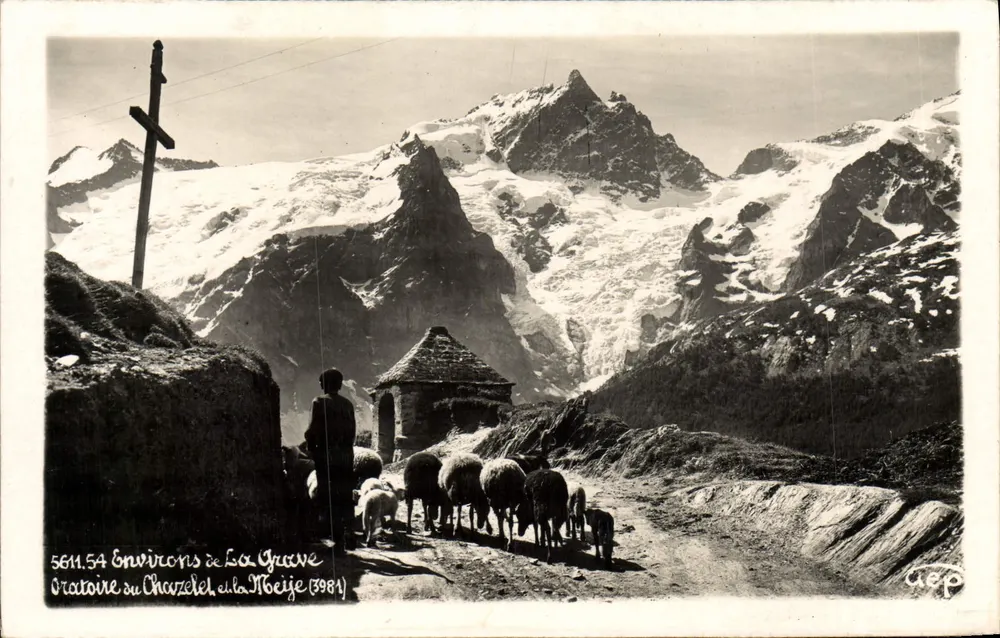 Umgebung von La Grave — Ovatoire du Chazelet und la Noeije (1904) — AEP - Vorderseite