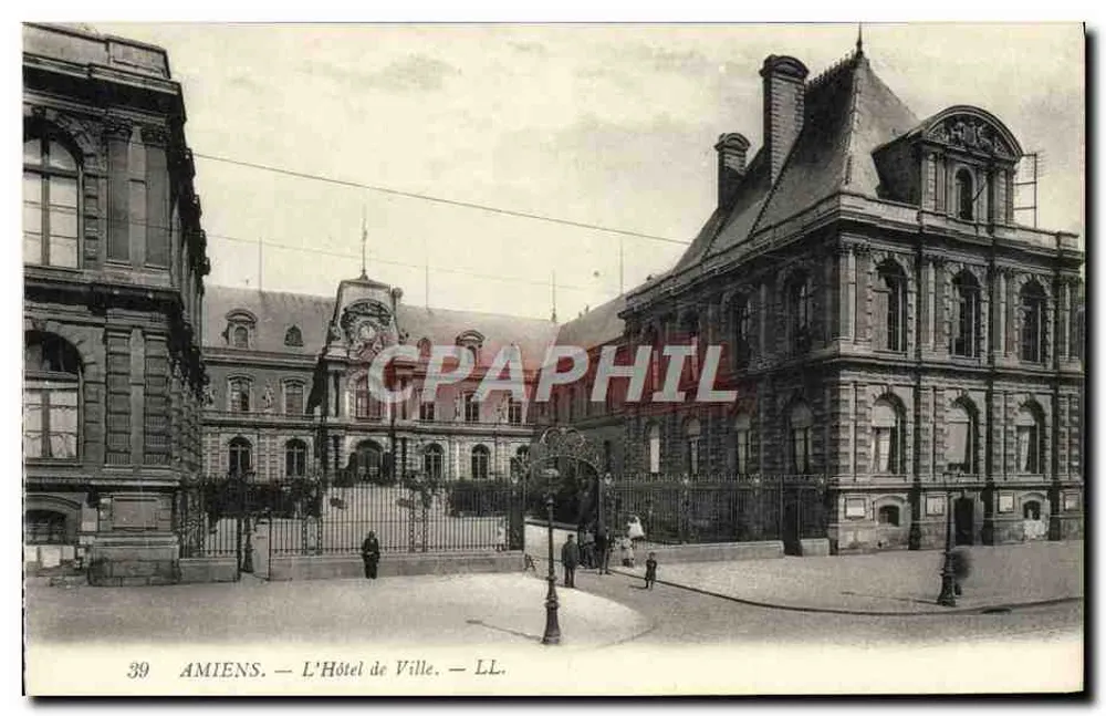 Amiens — O Hotel de Ville — LL. n°39 - Frente