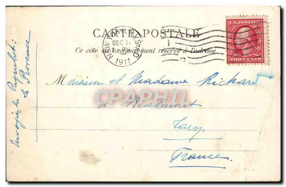 PARIS — Les Arènes Romaines — Rue Monge — éditeur C.A.L.C. — n° 100 - Rückseite