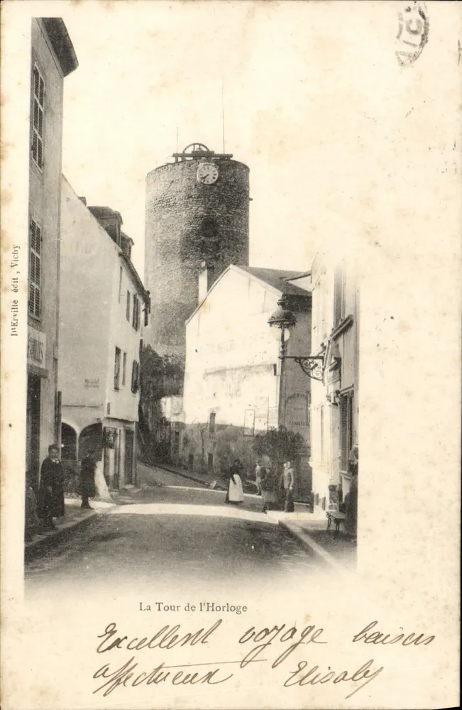 A Torre da Hora — Vichy — Impressora d'Érerville - Frente