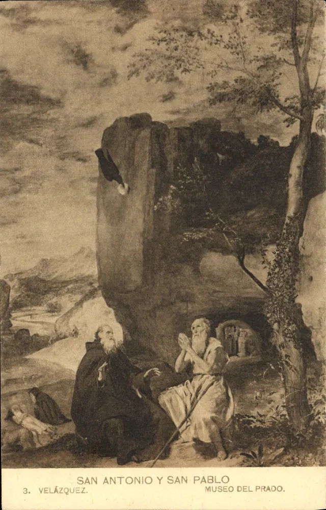 San Antonio und San Pablo — Werk von Velázquez — Museo del Prado - Vorderseite