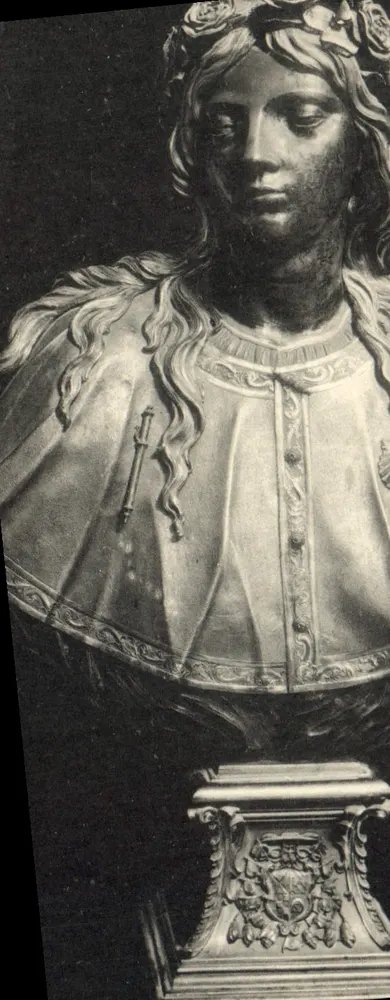 Büste der Heiligen Rosalie — 17. Jahrhundert — Phototypia Thomas, Barcelona - Vorderseite