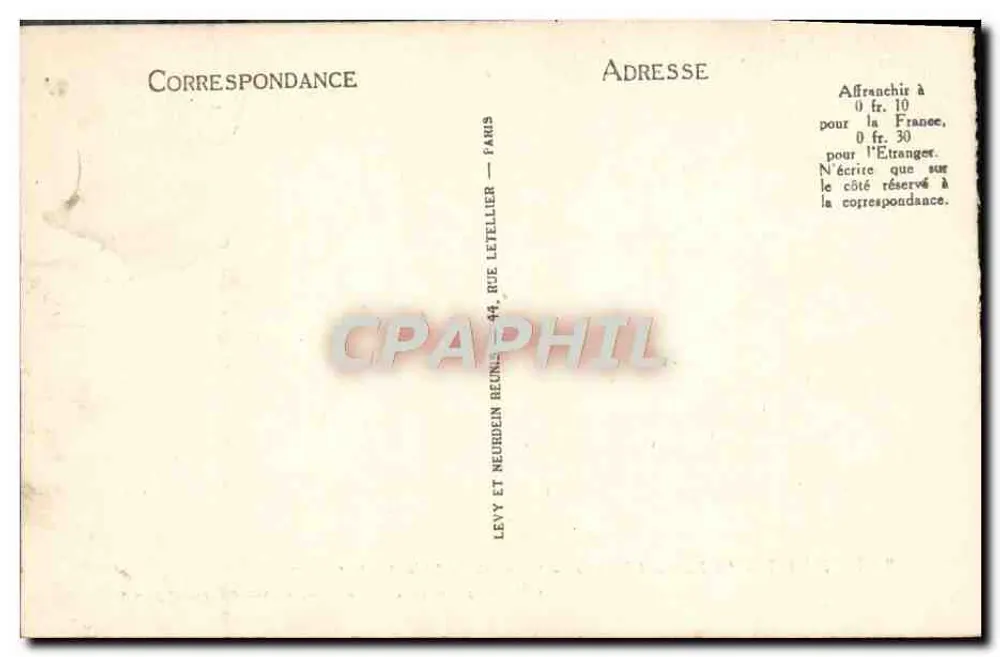 Paris - Sainte-Chapelle - Oratorium von Blanche de Castille — Verlag ND, Nr. 2536 - Rückseite