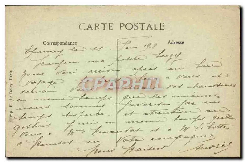 Enghien-les-Bains — Das Casino — B.D. n°11 - Rückseite