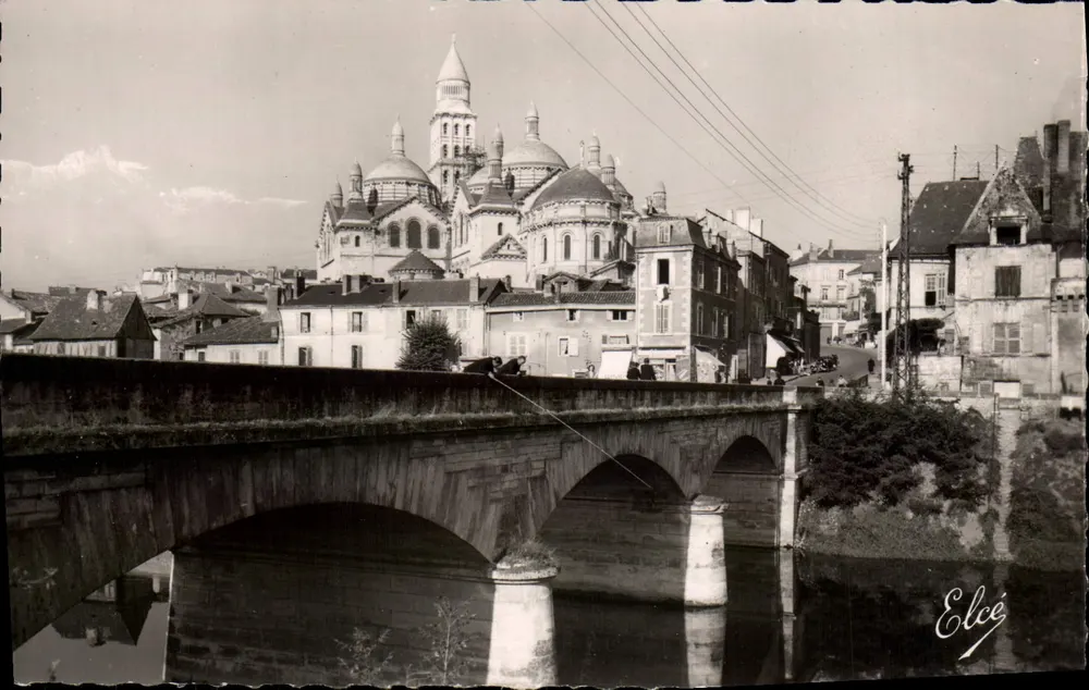 Périgueux (Dordogne) — Der Pont des Barris und die Kathedrale Saint-Front — Verleger Elcée - Vorderseite