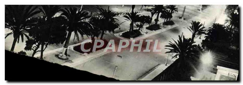NICE 's nachts - De Baai van de Engelen — L. Gilletta en Cie, Fotograaf-uitgever, N°19 - Voorkant