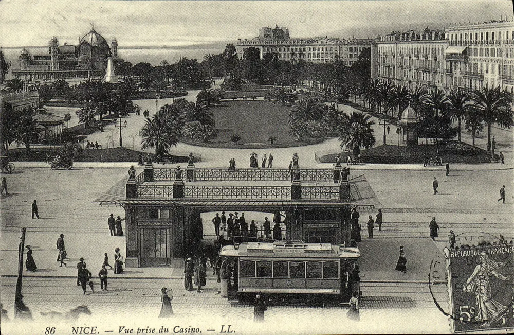 Nice — Vista tirada do Casino — LL. — LL. - Frente