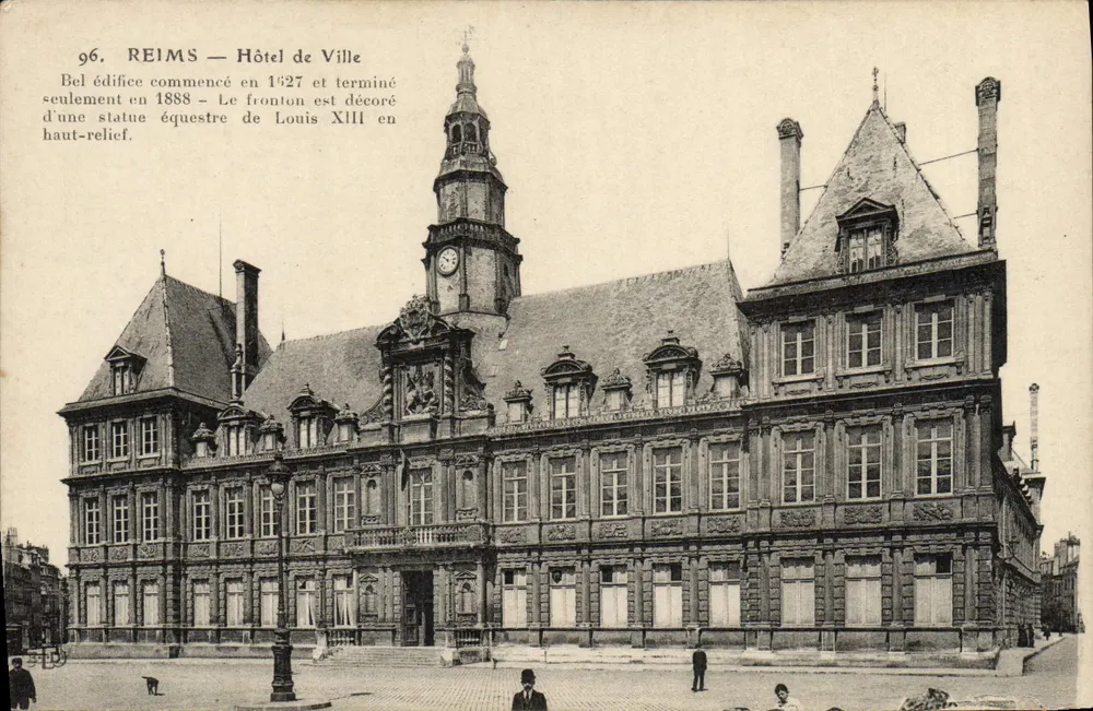 Reims — Hotel de Ville — editor não identificado, n° de série 96 - Frente
