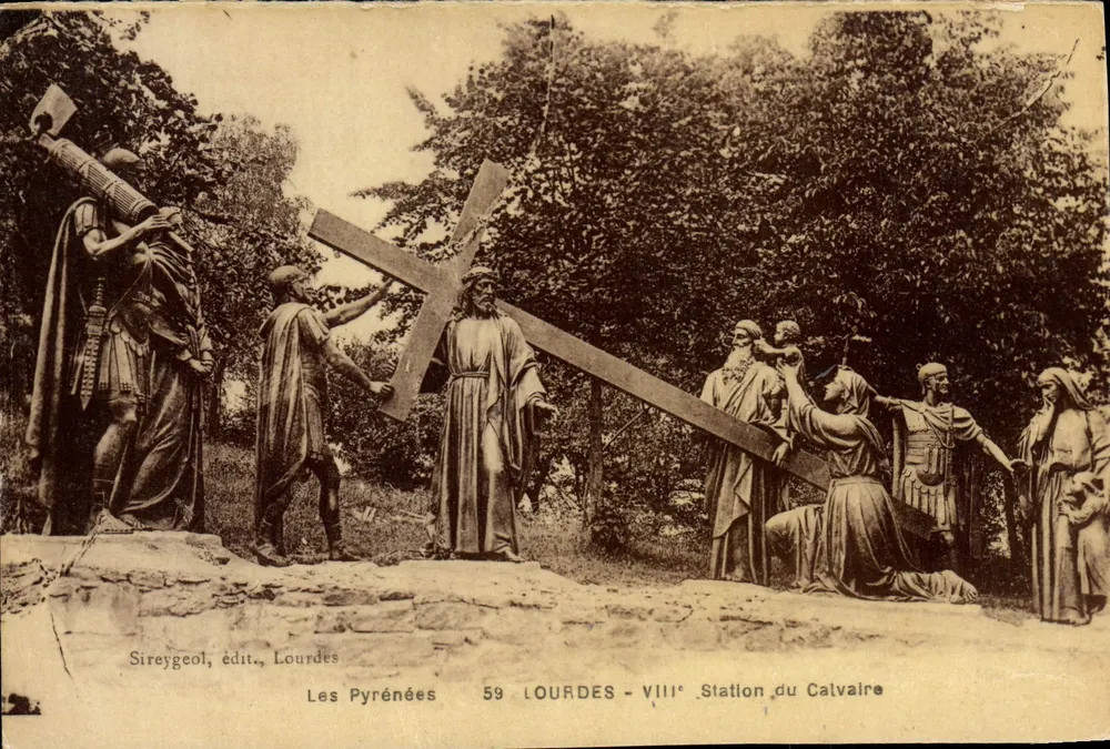 Lourdes - Achte Station des Kreuzwegs — Sireygeol, Verlag, Lourdes - Vorderseite