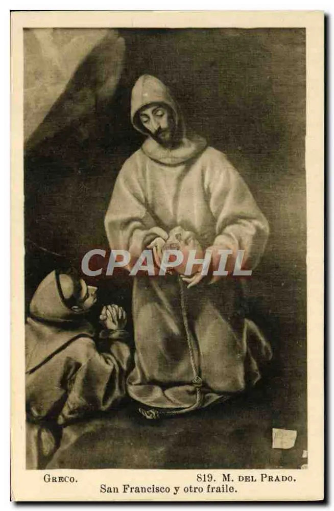 San Francisco und ein anderer Mönch — Greco — M. del Prado, n° 819 - Vorderseite