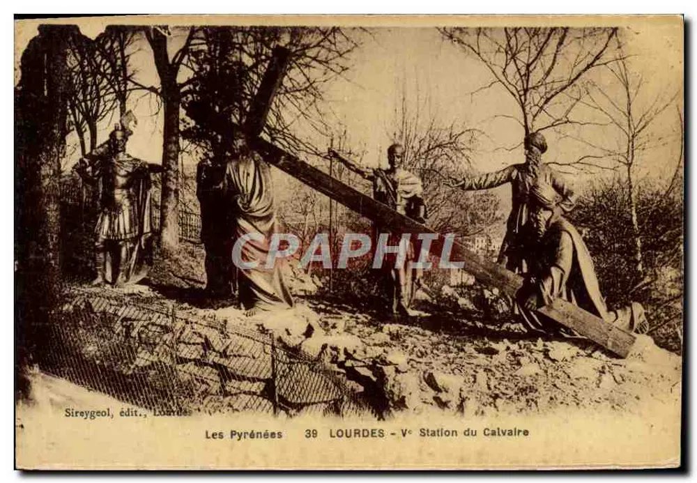 Lourdes - Station des Calvariums — Sireygeol, Verlag, Lourdes - Vorderseite