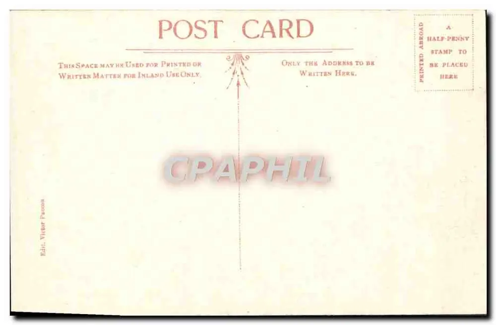 St-Hugh's Charterhouse (Sussex) — Innenansicht der Kirche (Der große Altar) — Verlag: Victor Pecout - Rückseite