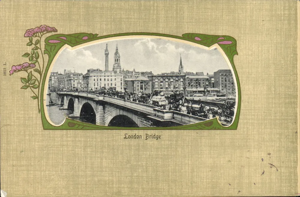 London Bridge — vista animada — Percock Brand - Frente