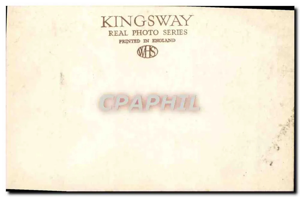 Der Griffin und Fleet Street, London — Verlag Kingsway Real Photo Series - Rückseite