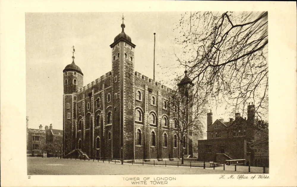 Londoner Turm — Weißer Turm — H.M. Office of Works, Nr. 2 - Vorderseite