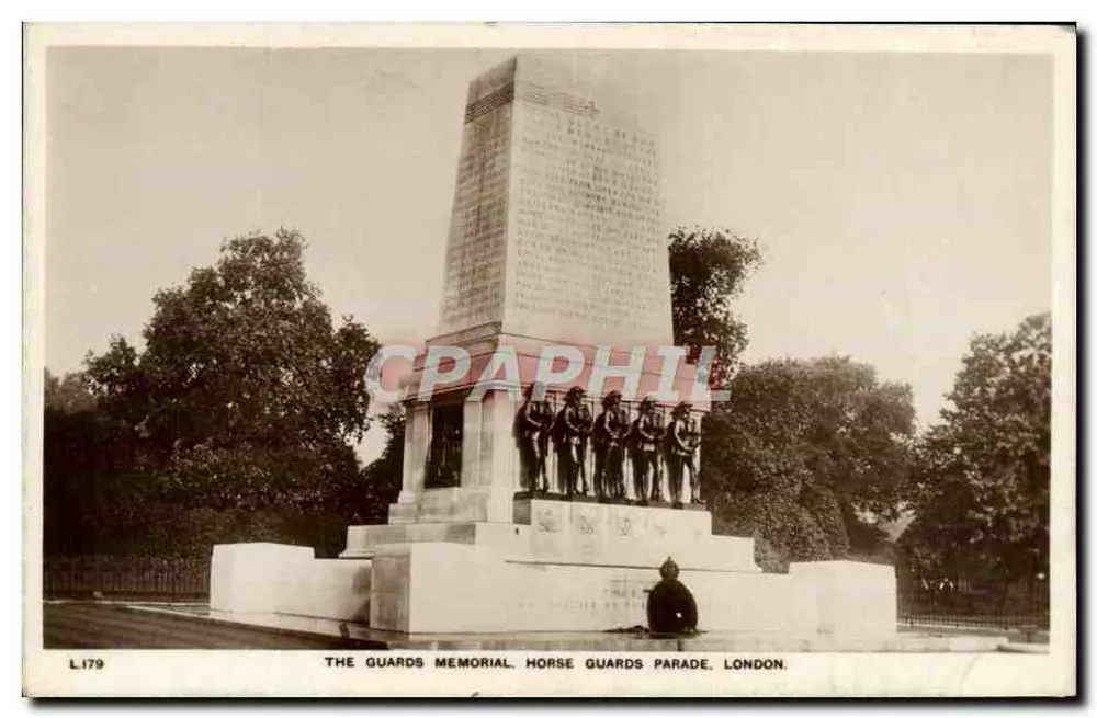 Der Denkmal der Gardes, Horse Guards Parade, London — Verlag L.179 - Vorderseite