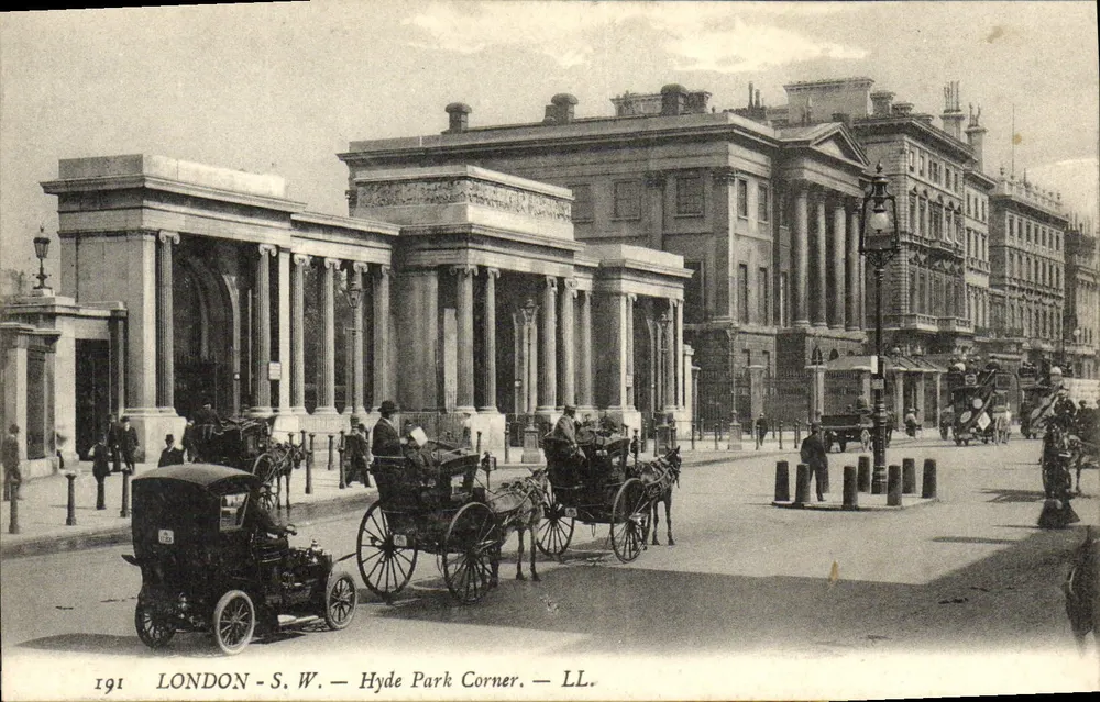 Londres - S.W. - Hyde Park Corner — LL. — 191 - Frente