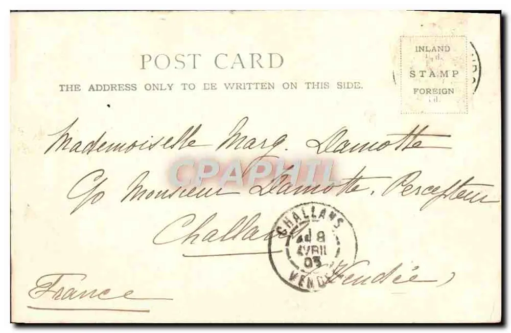 St. James's Park (I) — Berlim — Stempel & Co. Dresden - Verso