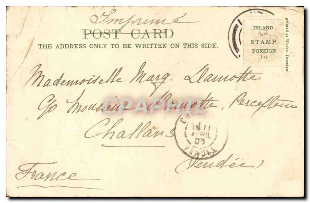 Fleet Street et la Cathédrale Saint-Paul — vue animée — éditeur Stengel & Co. n° 4347 - Rückseite