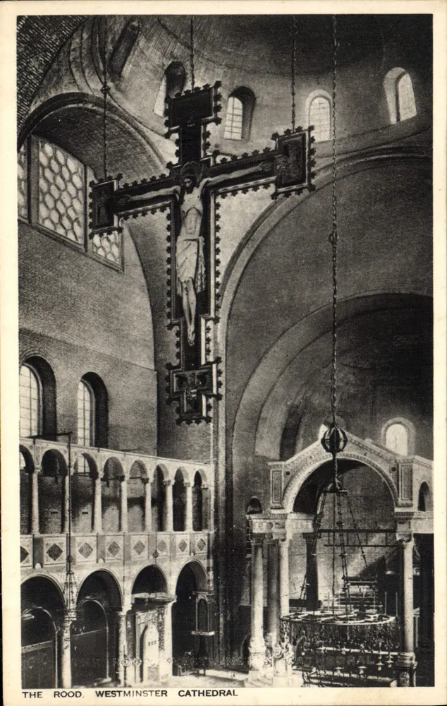 The Rood. Catedral de Westminster — vista interior — editor não visível - Frente