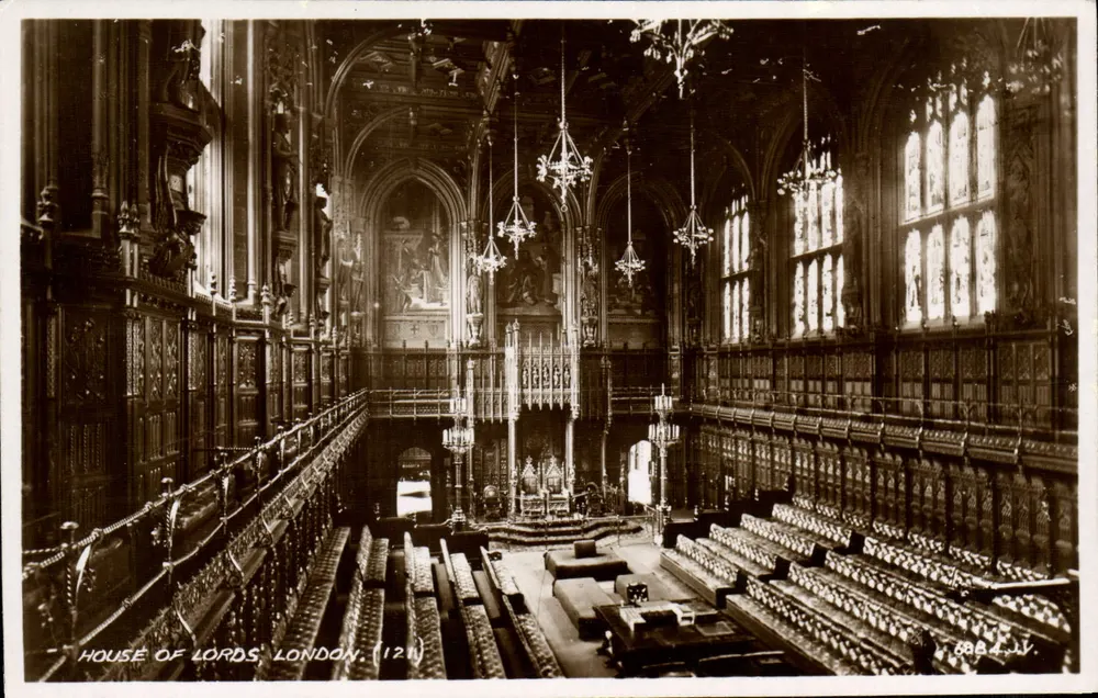 House of Lords, London — Valentine's Postcard, Serie 36-1 - Vorderseite