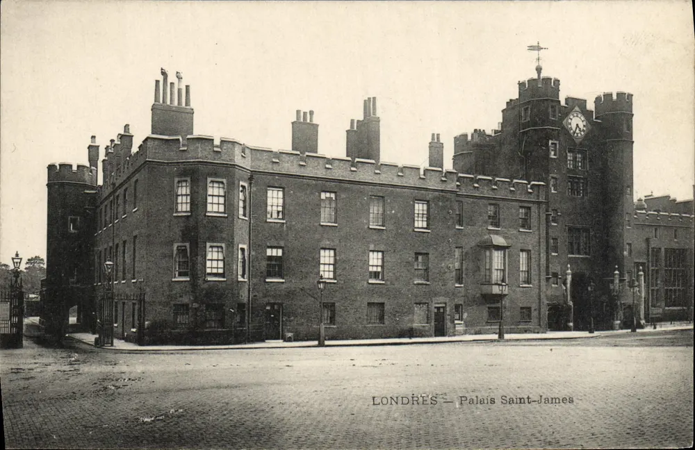 LONDRES — Palácio de Saint-James — Editor não identificado, número de série não visível - Frente