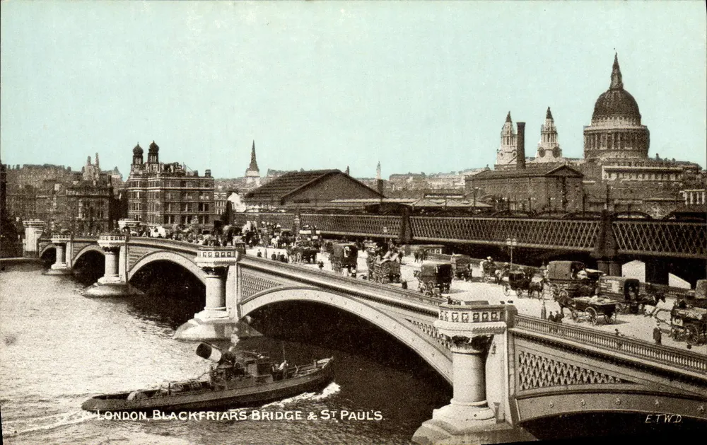 Londres - Blackfriars Bridge & St Paul's — E.T.W.D. - Frente