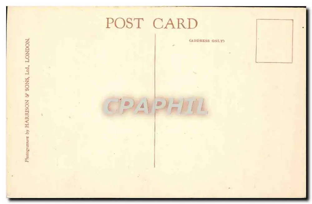 White Tower, St. John's Chapel — Tower of London — H.M. Office of Works - Rückseite