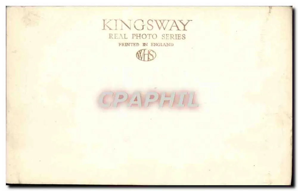 Rotten Row, Hyde Park, Londres — Kingsway Real Photo Series, n° S 17084 - Verso