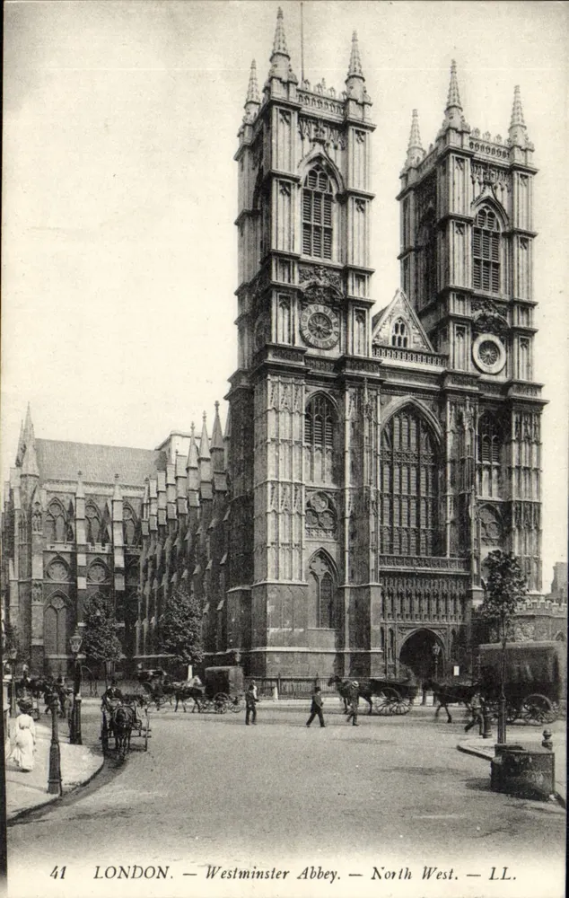 LONDRES — Abadía de Westminster — Noroeste — n°41 - Anverso