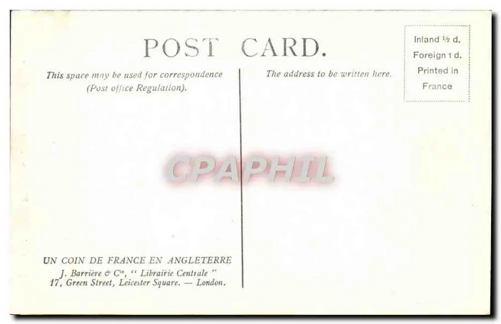 LONDRES — Abadía de Westminster — Noroeste — n°41 - Reverso