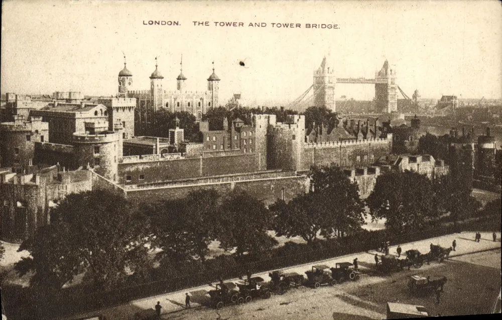 Londres. A Torre e o Ponte da Torre — Savoy-Sèvres - Frente