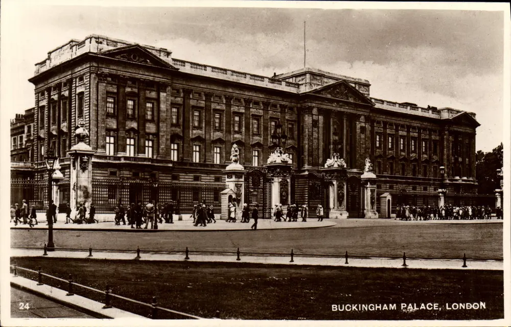 Palácio de Buckingham, Londres — vista exterior — Série Excel, n°24 - Frente