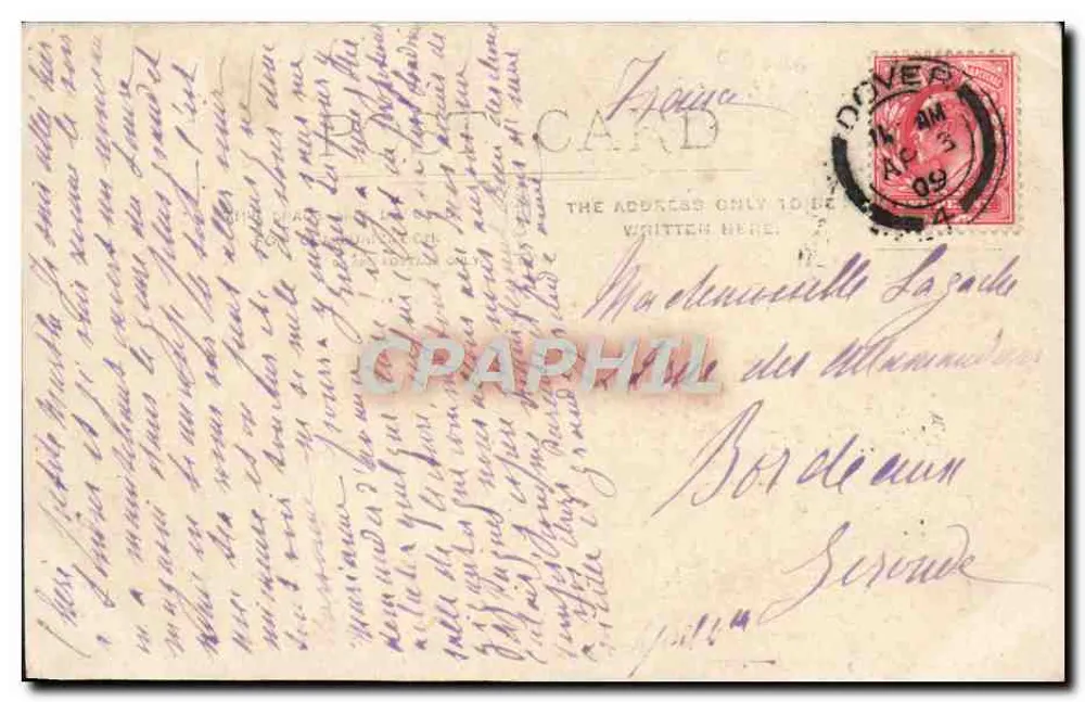 Henry e Katherine — Episódio V — Lambert Weston & Son Ltd. Dover 10 - Verso