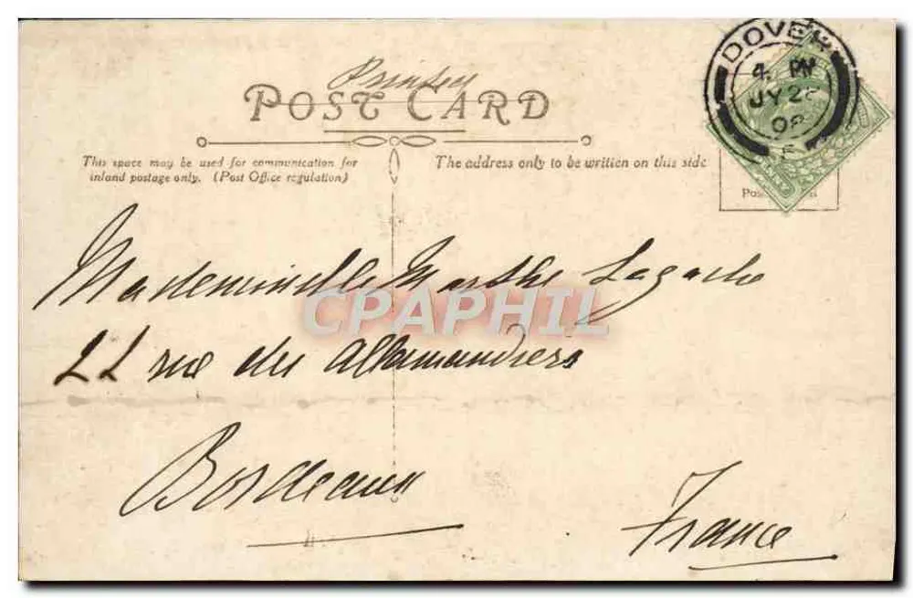 Charles I. wartet auf Henrietta Marie — Episode VII — Lambert Weston & Son Ltd. Dover /12 - Rückseite