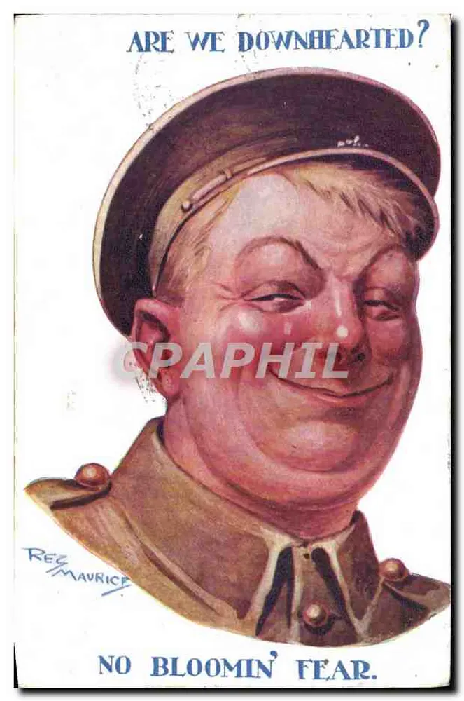 Lächelnder Soldat — Karikatur — The Regent Publishing Co. Ltd., Serie Nr. 2298 - Vorderseite